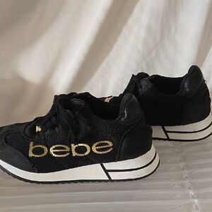 *Used* Bebe Women's Black Sneakers